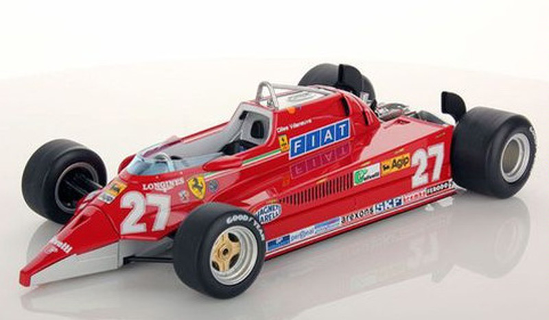 Ferrari 126 CK F1 1981 Gilles VILLENEUVE gegen F104 Starfighter 1:18 Ferrari 126 CK F1 1981 Gilles VILLENEUVE gegen F104 Starfighter 1:18